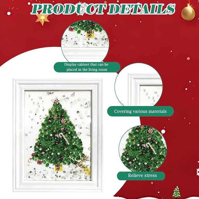 CIYOJA Sea Glass Christmas Tree Craft Kit - Image 5