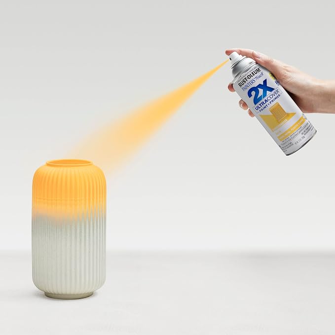 Rust-Oleum Painter's Touch 2X Ultra Cover Spray Paint, Satin Summer Squash - Image 6