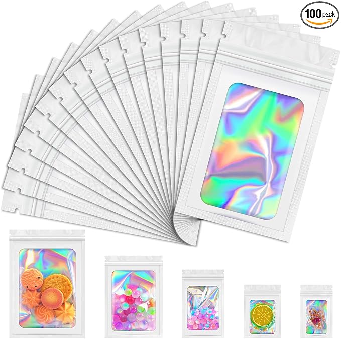 JETMORE Mylar Bags, Small Business Packaging Supplies, Resealable Bag by Jetmore