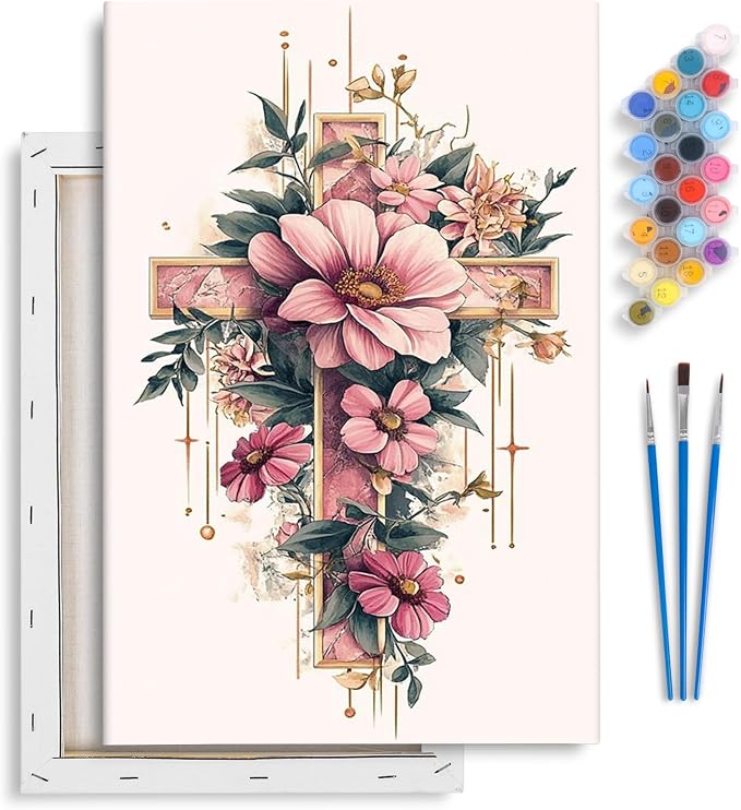 Yezavesu Framed Paint by Numbers Kit by Yezavesu