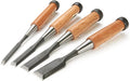 Ioroi 4-Piece Japanese Bench Chisel Set - 6 mm, 12 mm, 18 mm, 24 mm - High Carbon Steel Blade - Wood Handle - Wood Chisels