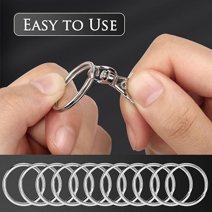 Bonison 94pcs Keychain Making Kit - Image 3