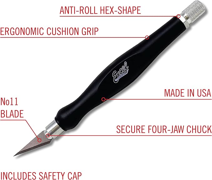 Excel Blades Fit Grip Craft Knife - Image 6