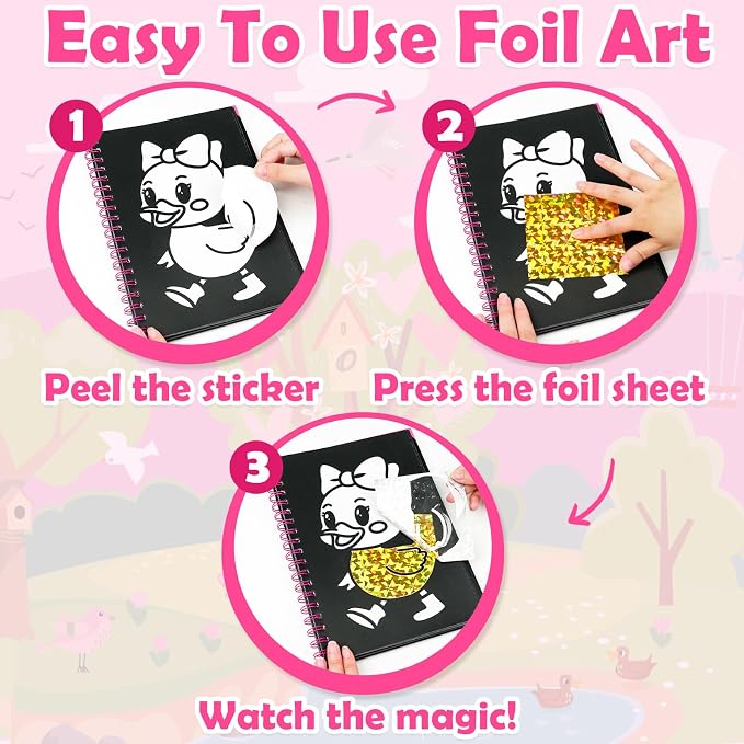 FUNNYB&G Mess-Free Foil Art Craft - Image 4
