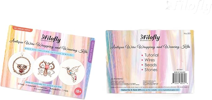 Filofly DIY Jewelry Kits, Spread The Wings Make Your Own Wire Wrapping and - Image 5