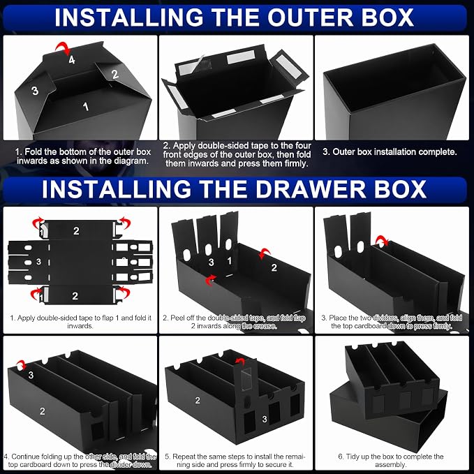 AOBOPLE Card Storage Box, 15000+ Cardboard Trading Card Boxes - Image 8