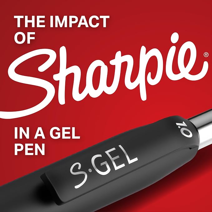 Sharpie S-Gel Pens, Medium Point, Journaling, Note-Taking, College Supplies - Image 5