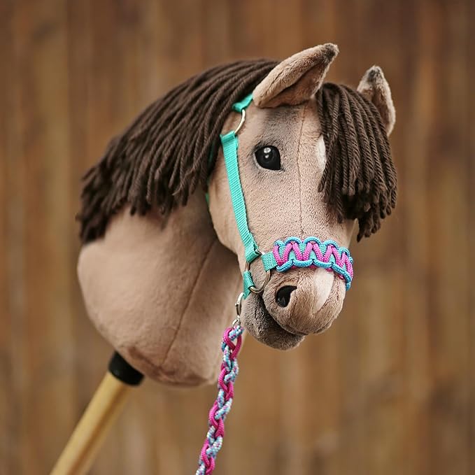 kullaloo DIY Hobby Horse Halter Kit Make Stick Horse Head Collars, Rope Halters - Image 8