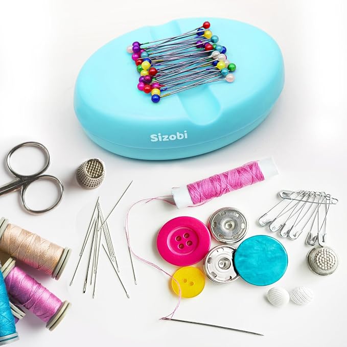 Sizobi Magnetic Organizer for Sewing Pins, Quilting Pins, Bobby Pins, and Paper - Image 4