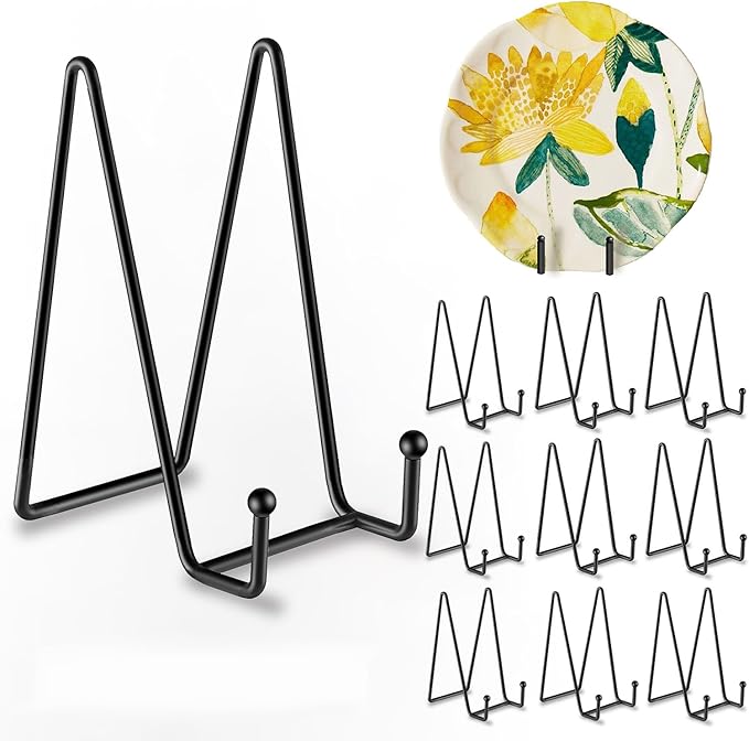 Hoewina 10 Pack 6 Inch Plate Stands by Hoewina