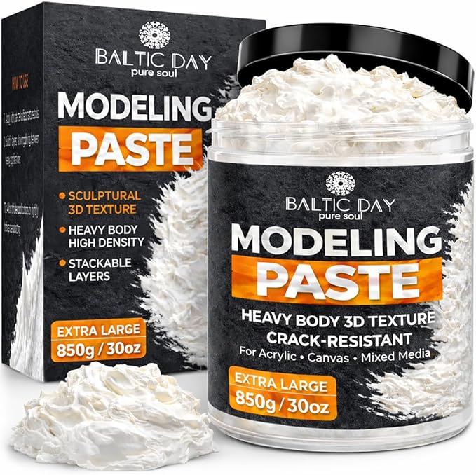 BALTIC DAY - Modeling Paste, 850g/30oz Extra Large Texture Paste by BALTICDAYpuresoul