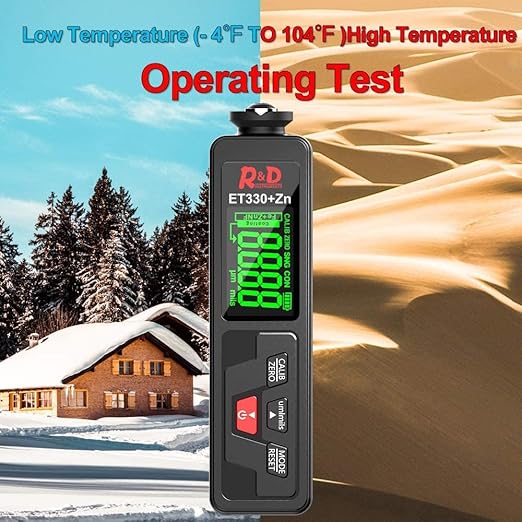 Car Coating Thickness Meter for Used Car Buyers, Paint Mil Thickness Meter Gauge Check The Car’s Original Coating Auto Car Paint Meter (ET330)