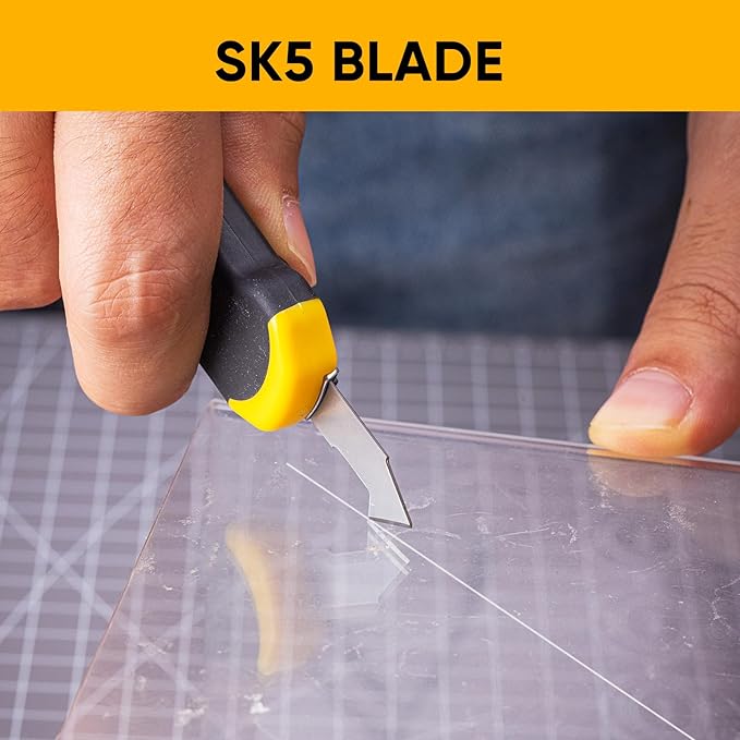 STEELITE Plexiglass Cutter Acrylic Cutting Knife and 13 Pcs Blade Set - Image 3