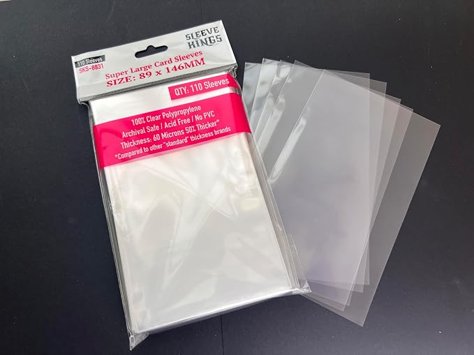 Sleeve Kings Super Large Card Sleeves 89 X 146 mm - Image 4