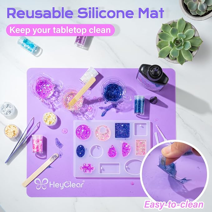 HeyClear UV Resin Molds Jewelry Making Kit - Image 3