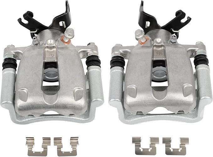 SCITOO Rear Brake Calipers With Bracket 18B5324 18B5325 Compatible For Buick For LaCrosse 2012-2016,For Buick For Regal 2011-2017,For Chevrolet For Malibu 2013