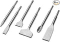 6pcs SDS Plus Chisels, Chisel Set with SDS Plus Shanks, High-Quality 40CR Steel Masonry Chisel, Professional Tile Removal Tool for Home Improvement and Masonry Demolition