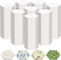 2400 PCS 1 Inch White Hexagon Piecing Paper Templates, Quilting Templates by Neworkg