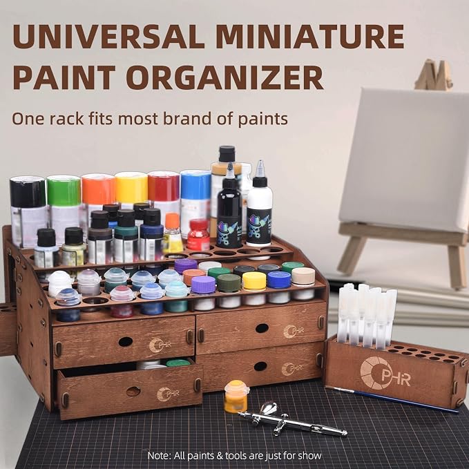 OPHIR Wooden Paint Organizer - Image 2