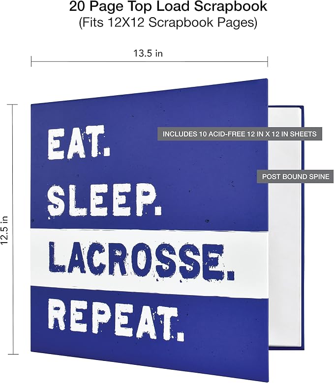 MCS Expandable 10-Page Sports Scrapbook Album - Image 2