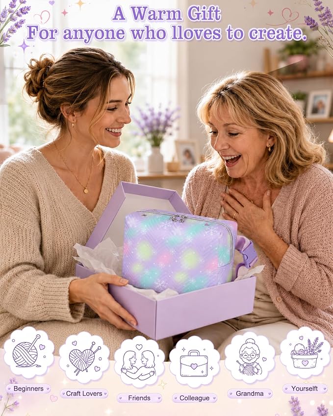 Aeelike Crochet Kit for Beginners Adults, Complete & Colorful Yarn Kit - Image 7
