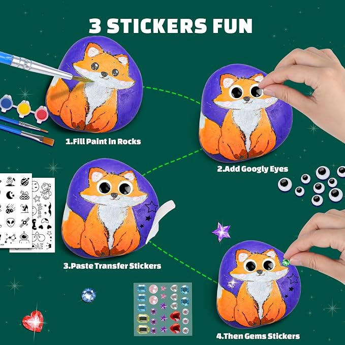 EPUMP Rock Painting Kit for Kids - Image 2