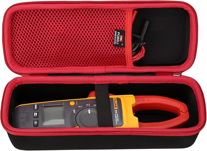 FBLFOBELI EVA Hard Carrying Case for Fluke 376/374/375FC 1000A TRMS/Milwaukee 2235-20 400/AstroAI 1000A TRMS 6000 Counts Clamp Meter (Case Only)