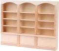1:12 Scale Dollhouse Miniature Bookcase Display Shelf Locker Solid Wood by Yiphates