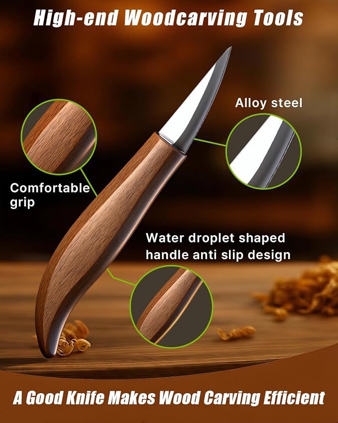 Wood Carving Hobby Kit for Adults & Kids - Image 3