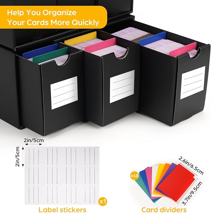 RLAVBL 12-600 CT Trading Card Storage Box - Image 4