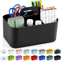 Multiuse Caddy Organizer with Handle, Portable Divided Plastic Tote Bin by AOZITA