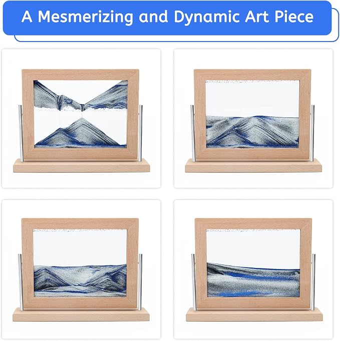 Coitak Moving Sand Art Picture, Dynamic Sand Picture, Desktop Moving Sand Art - Image 4
