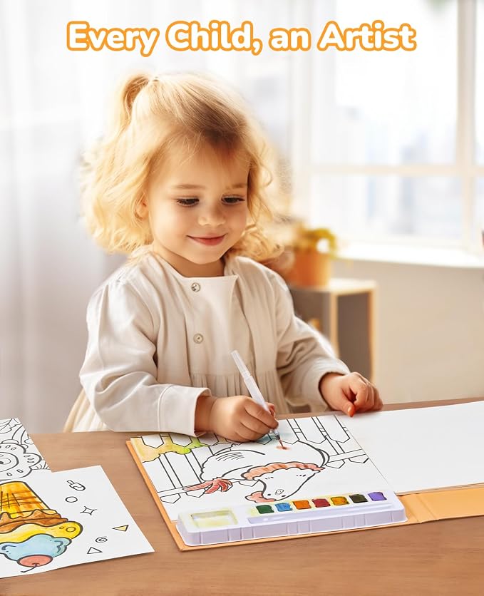 JoyCat Paint with Water Coloring Books - Image 4