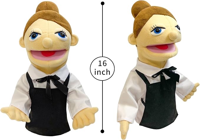16" Puppets Entriloquist Puppet, Hand Puppets - Image 5