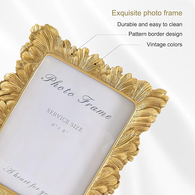 6x8 Vintage Picture Frames, Picture Frame - Image 4