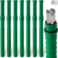 Tandefio 8 Pcs Welding Rod Storage Tube 40 Inch Tig Rod Storage Canisters Welding Electrode Holder Airproof Waterproof Container(Green)