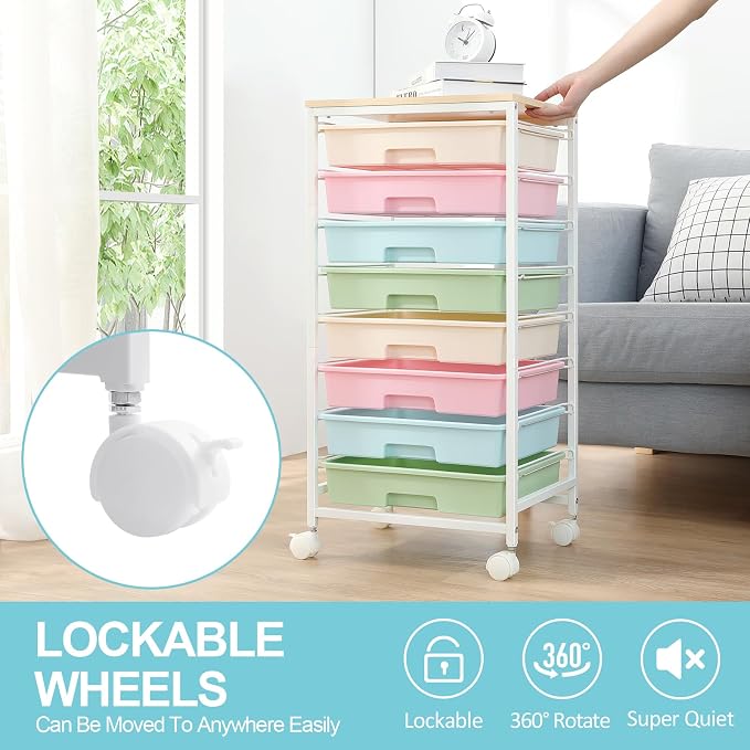 SYKIARIOL Rolling Storage Cart - Image 4