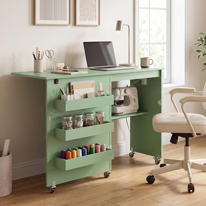 Giantex Folding Sewing Table - Image 9
