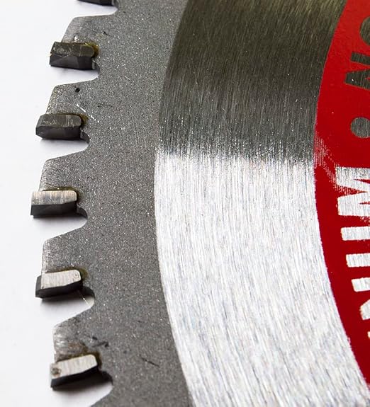 Benchmark Abrasives TCT 7 1/4 Inch Circular Saw Blade, Tungsten Carbide Tipped Non Ferrous Metal Cutting Saw Blades for Cutting Plastic, Fiberglass, PVC, Aluminum Cutting Blade - ‎(7-1/4" 60 Teeth)