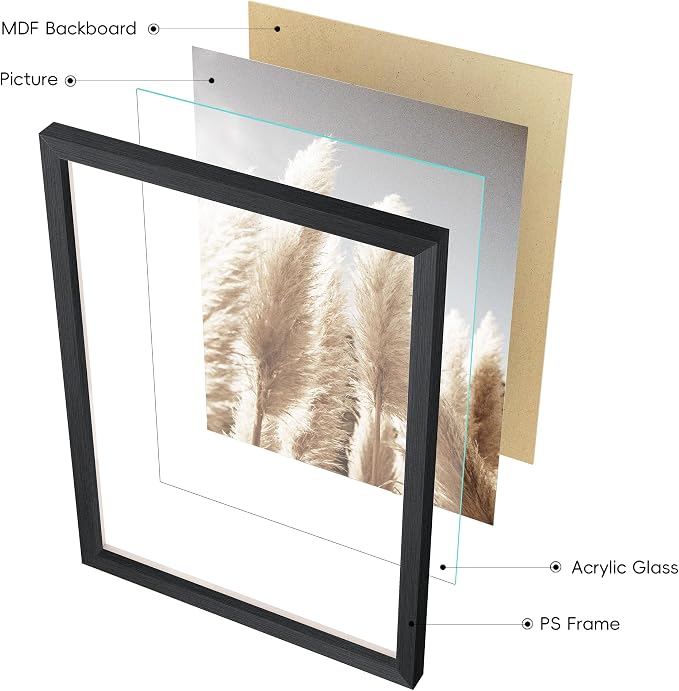 ArtbyHannah Gallery Wall Frame Set, 8 Pack Picture Frames Collage Wall Art Decor - Image 4