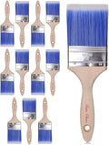 Bates- Paint Brushes, 12 Pack, Treated Wood Handle, Paint Brushes by BatesChoice