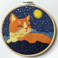 DIY Punch Needle Kit Orange Cat by Unknown