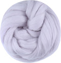 3.53oz Wool Roving, Fiber Roving Wool Top, Needle Felting Supplies, Pure Wools by Jupean