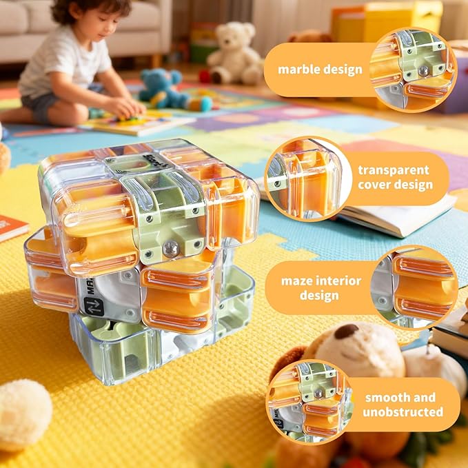 3D Maze Cube Ball Labyrinth Puzzle Brain Teaser - Image 4