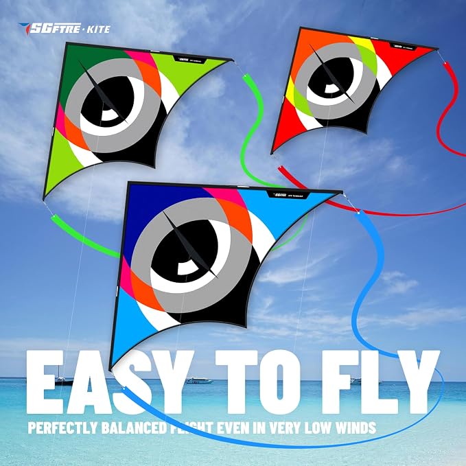 Delta Kite Set for Kids and Adults, Extremely Easy to Launch for Beginners - Image 2