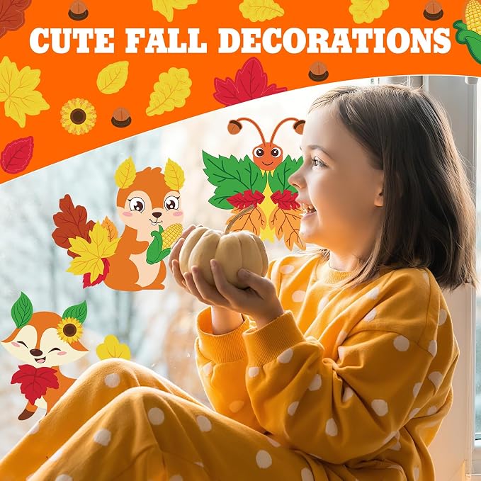 DERAYEE 12PCS Fall Animal Craft Kit - Image 4