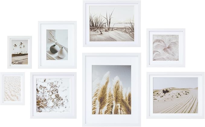 ArtbyHannah Gallery Wall Frame Set, 8 Pack Picture Frames Collage Wall Decor by ArtbyHannah