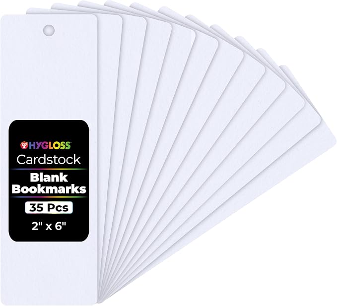 Hygloss Blank Bookmarks to Decorate by HyglossProductsInc