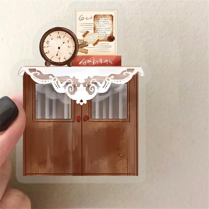 50 PCS Retro Coffee Shop Stickers - Image 2
