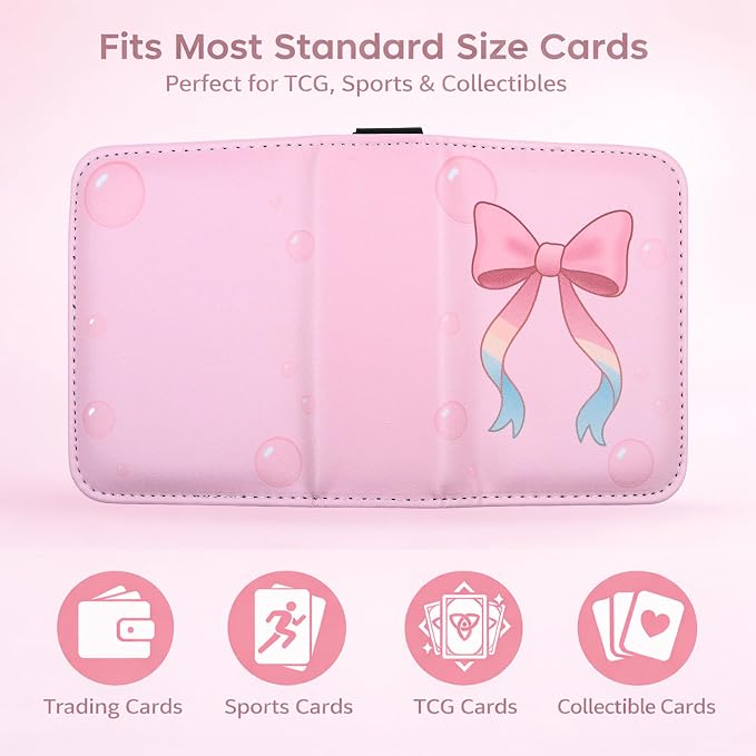 Mini Trading Card Binder Album, 1 Pocket Card Binder - Image 6